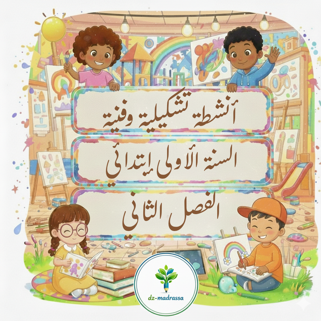 تقويمات الفنية والتشكيلية أولى ابتدائي الفصل الثاني