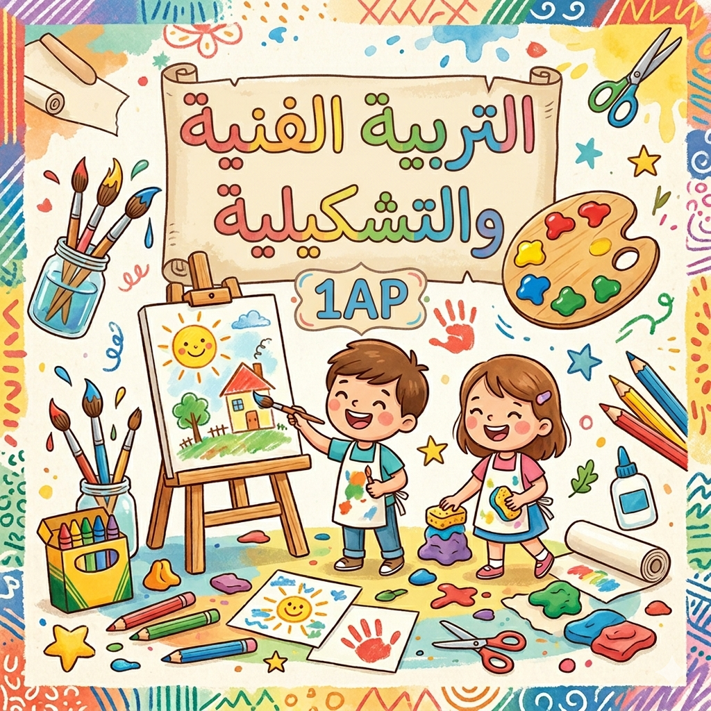 اختبارات التربية الفنية والتشكيلية الأولى ابتدائي الفصل الثالث