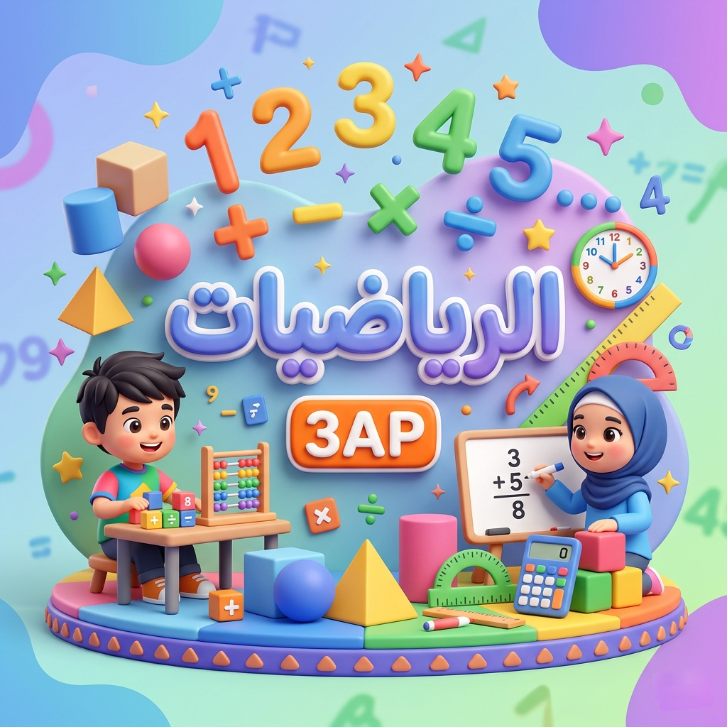 تقويمات واختبارات الرياضيات الثالثة ابتدائي الفصل الثاني