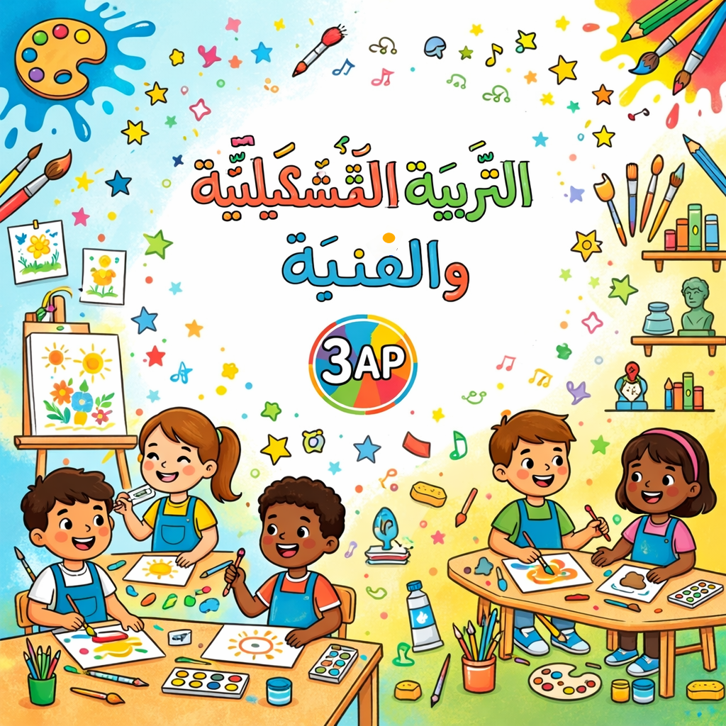 تقويمات واختبارات التربية التشكيلية الثالثة ابتدائي الفصل الثاني