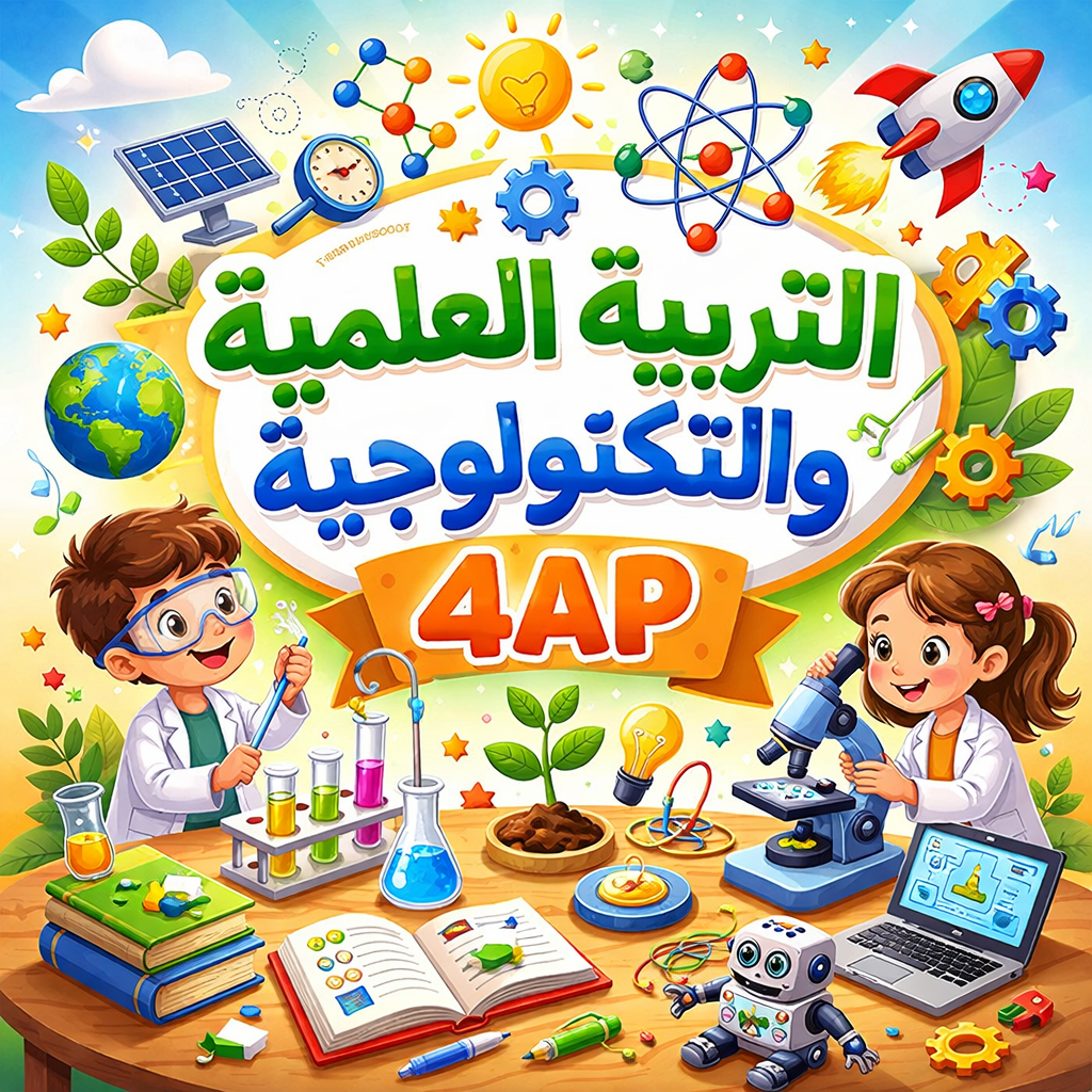 اختبارات التربية العلمية والتكنولوجية الرابعة ابتدائي الفصل الثاني