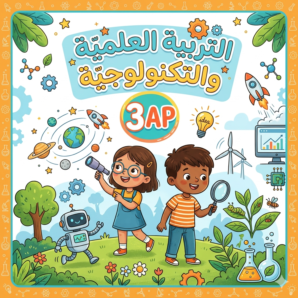 اختبارات التربية العلمية والتكنولوجية الثالثة ابتدائي الفصل الثالث