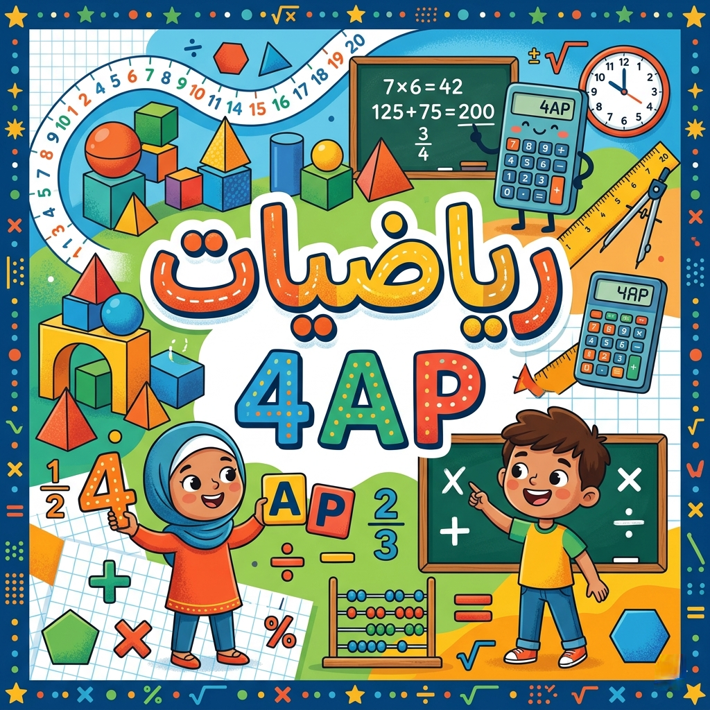 اختبارات الرياضيات الرابعة ابتدائي الفصل الثالث